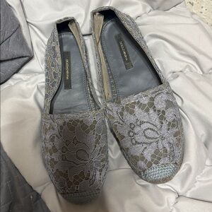 Dolce & Gabbana Gold and Gray Lace Detail